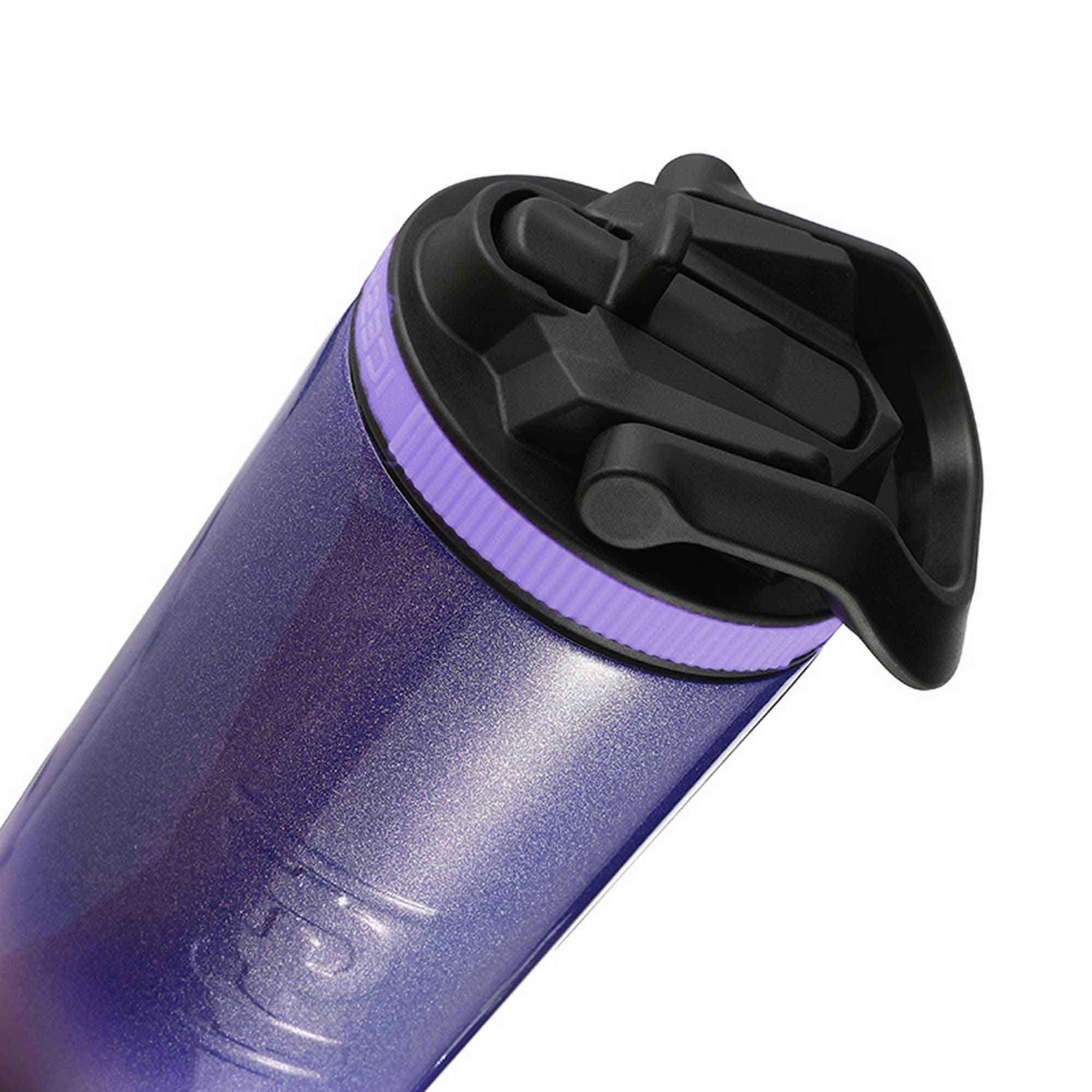 14oz & 20oz Sport Bottle Lid - Black Lid with Lilac Dreaming Band - Image 2