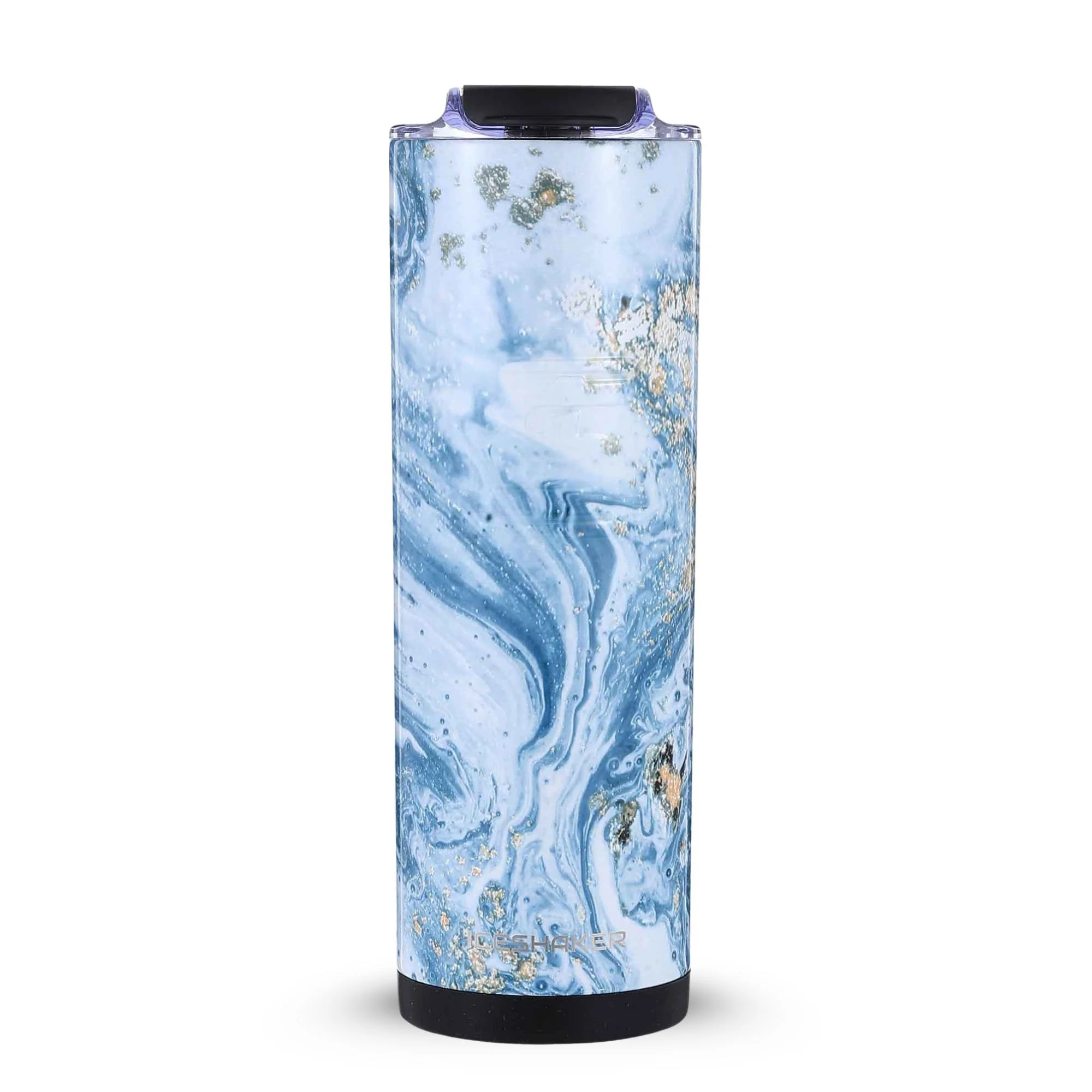 20oz Skinny Tumbler - Blue Marble - Image 3