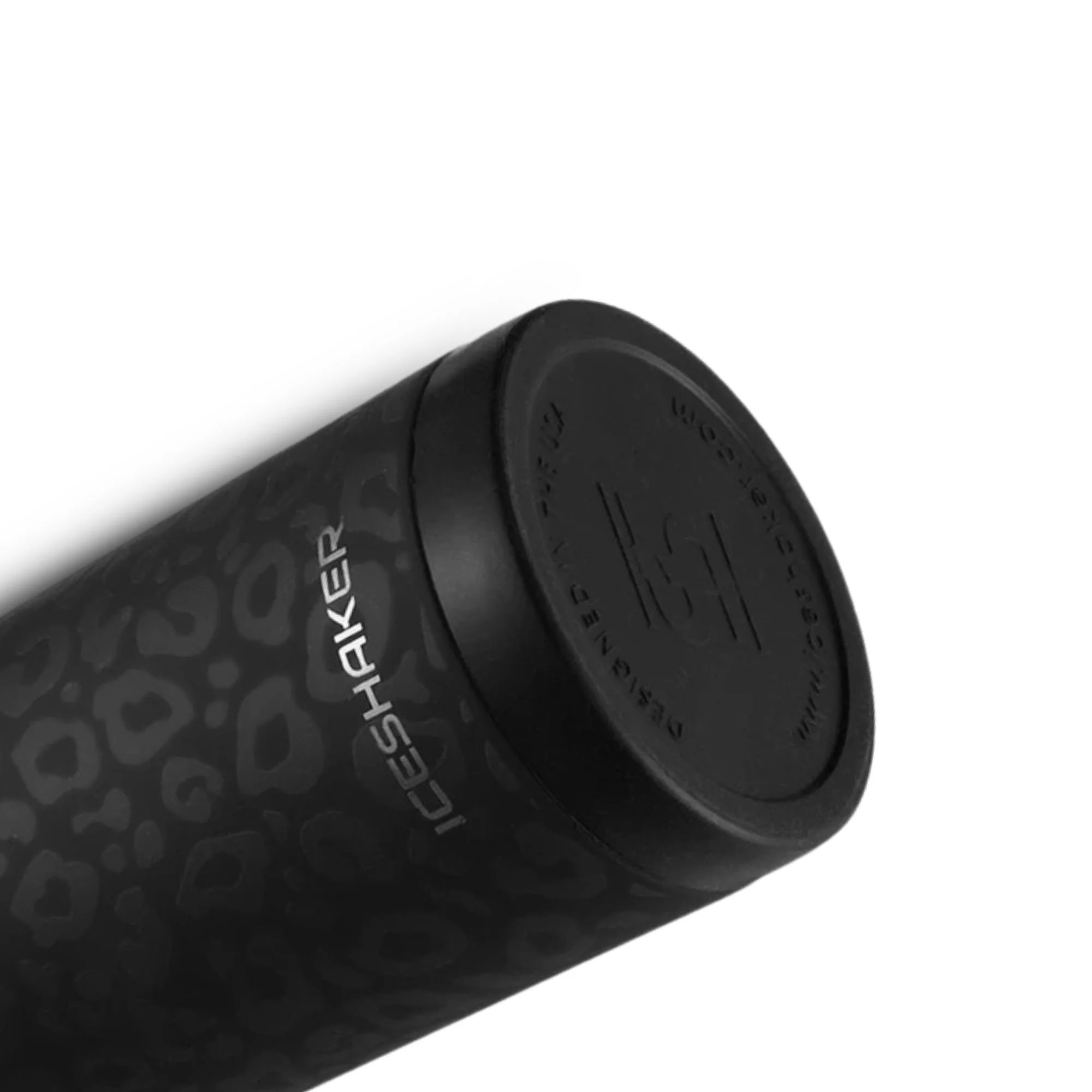 20oz Skinny Tumbler - Black Leopard - Image 5