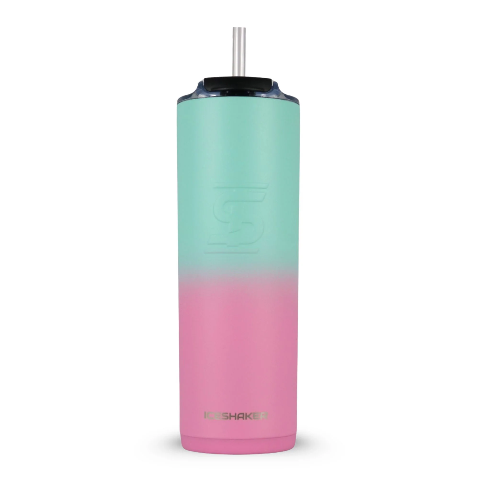 20oz Skinny Tumbler - Pink Mint Ombre - Image 4