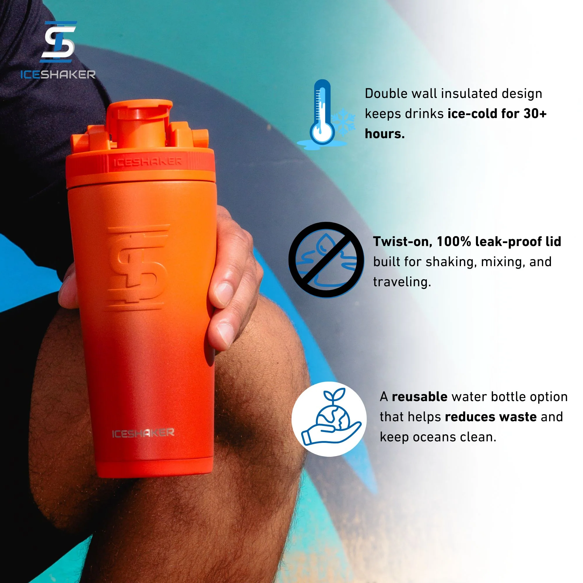 Ice Shaker Color Rush Series 26oz Ice Shakers - Image 35