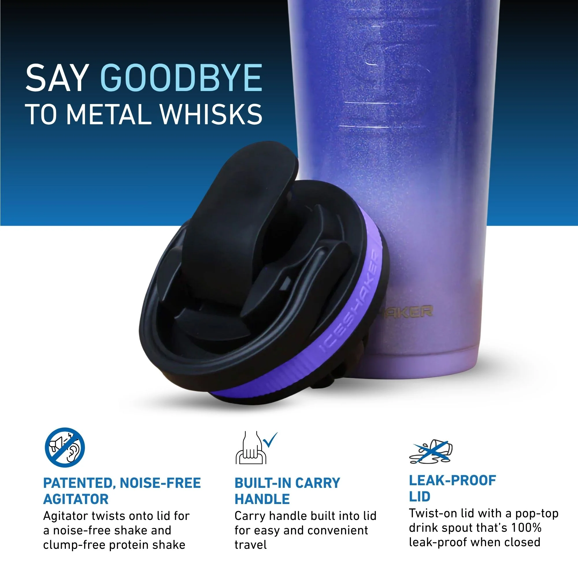 26oz Ice Shaker - Lilac Dreaming - Image 3