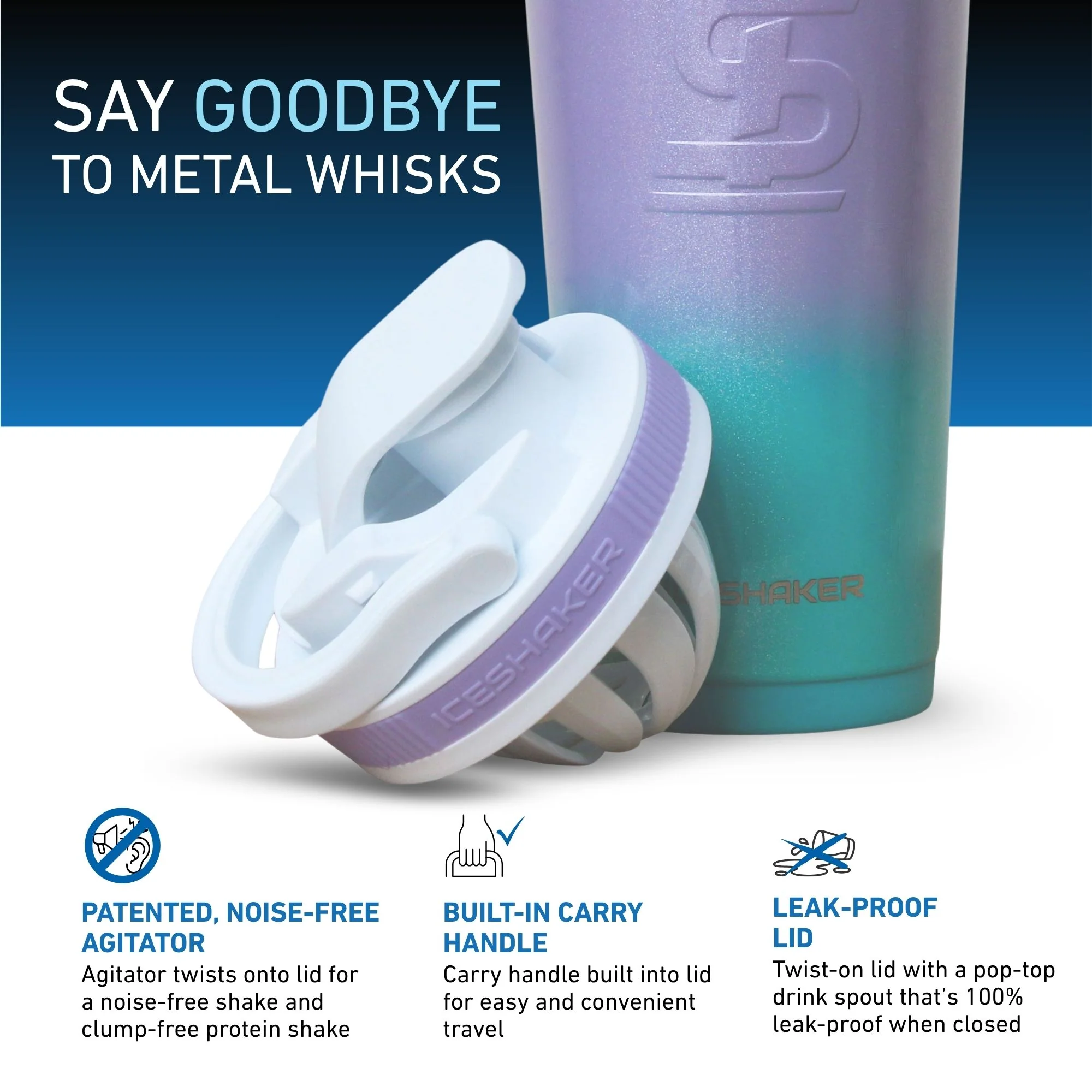 26oz Ice Shaker - Mermaid - Image 3