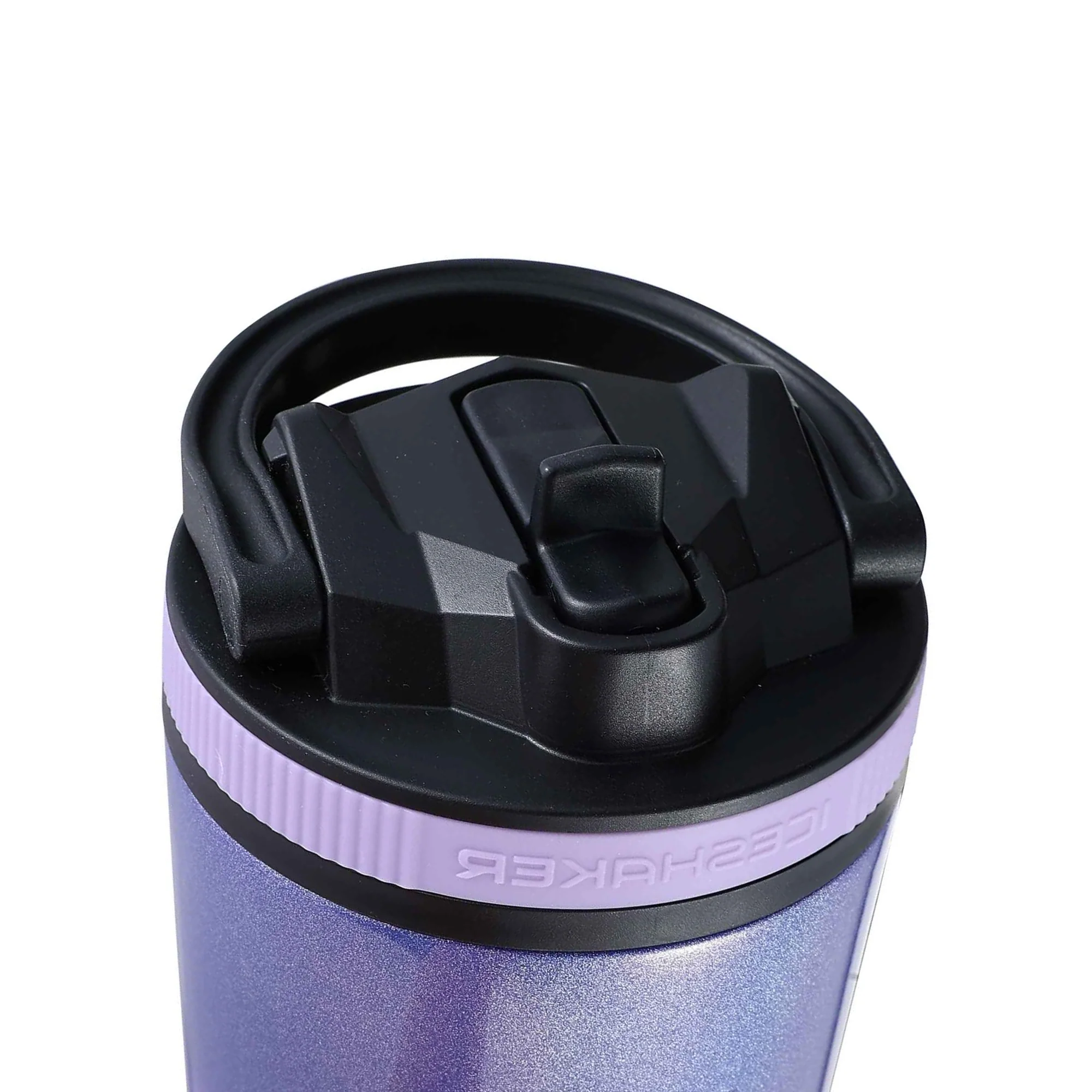 26oz Sport Lid & Internal Straw - Black Lid with Lilac Dreaming Band - Image 2