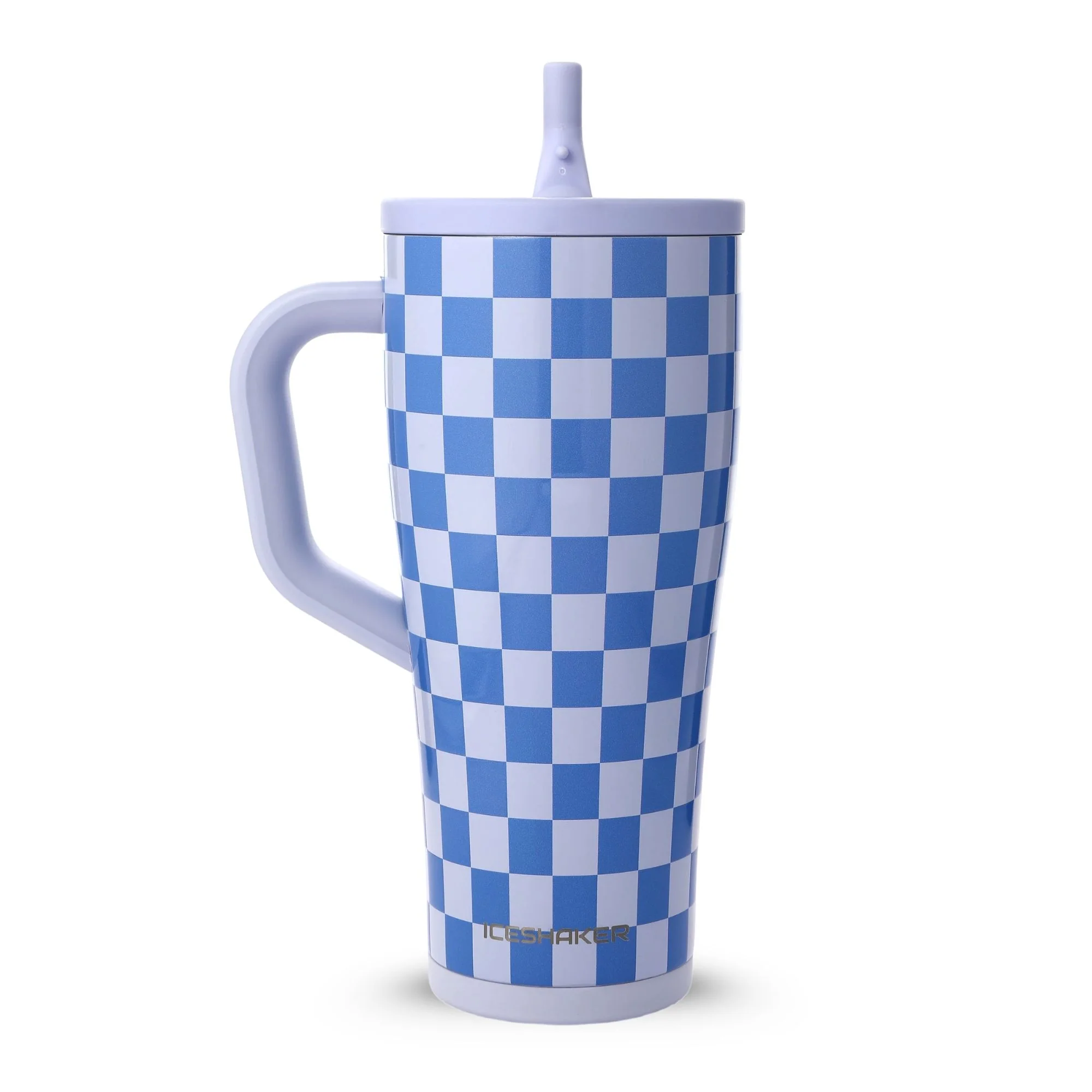32oz Legend Series Shaker Bottle - Blue Checkers