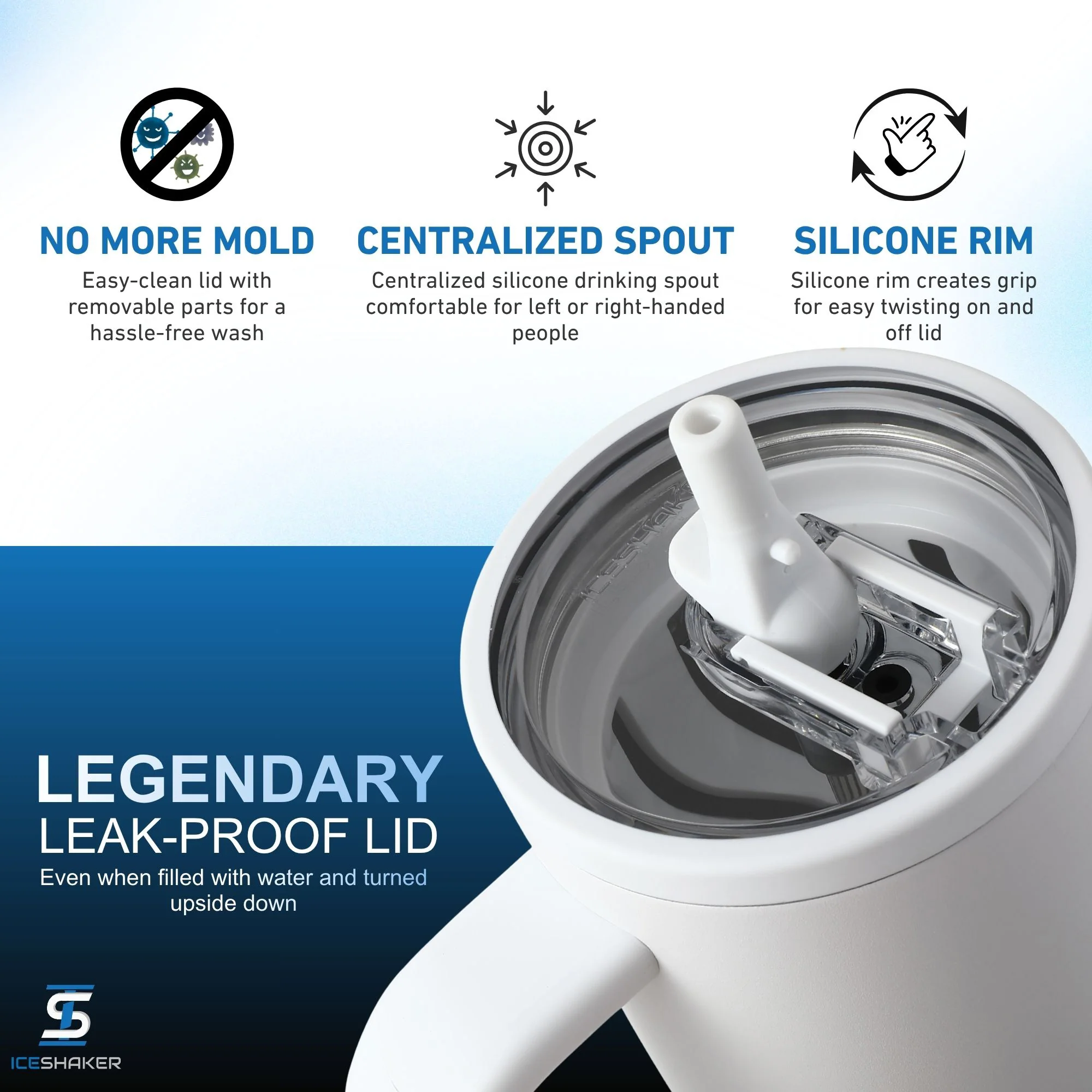 Ice Shaker Legend Series Stainless Steel Shaker Bottles - Image 170