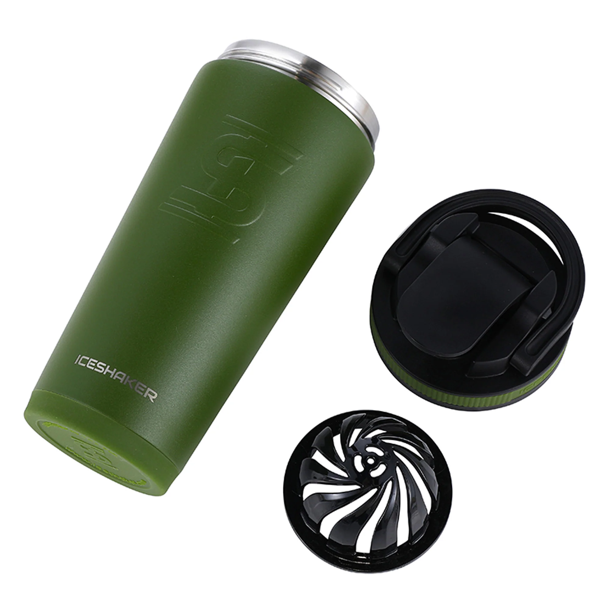 Adaptive Training Foundation Green 26oz Ice Shaker - Image 9