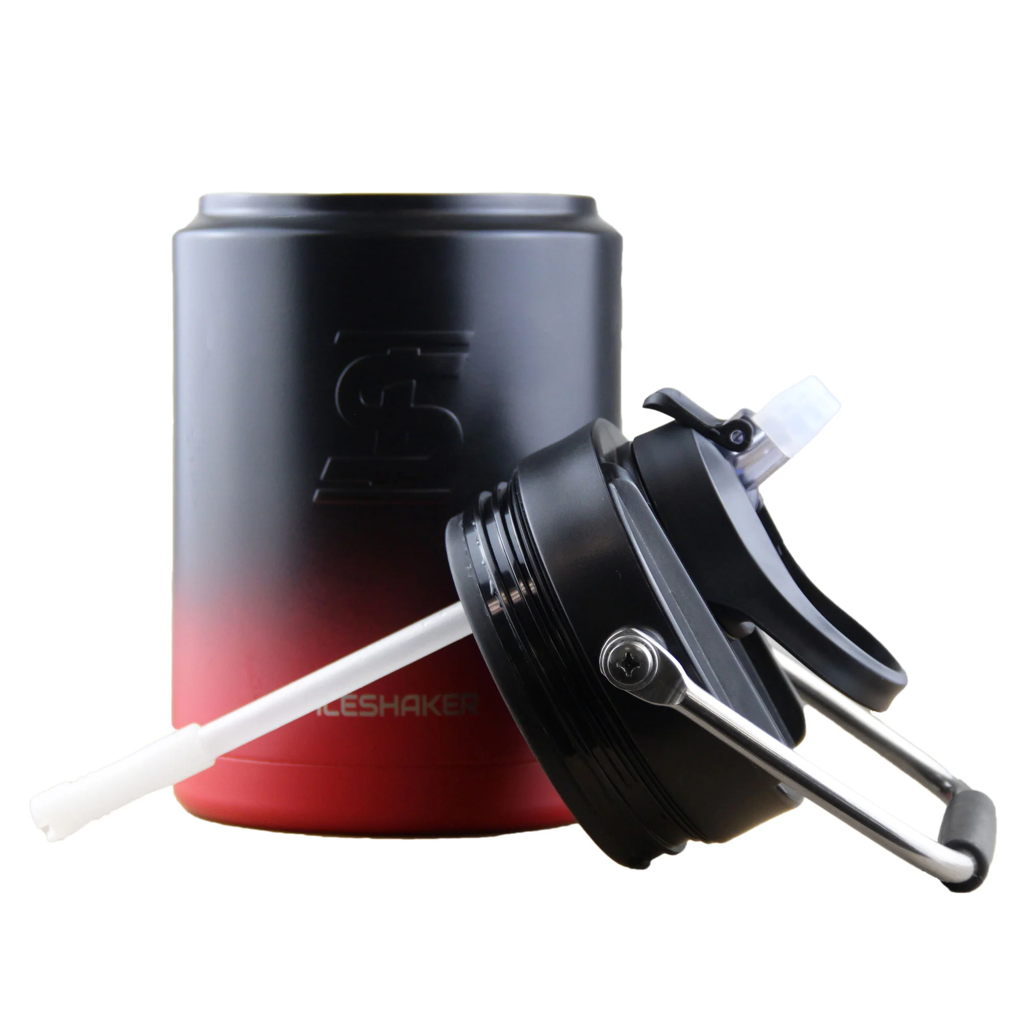 FIT2SERVE As Much Rest As Possible Half Gallon Jug - Red Black Ombre - Image 3