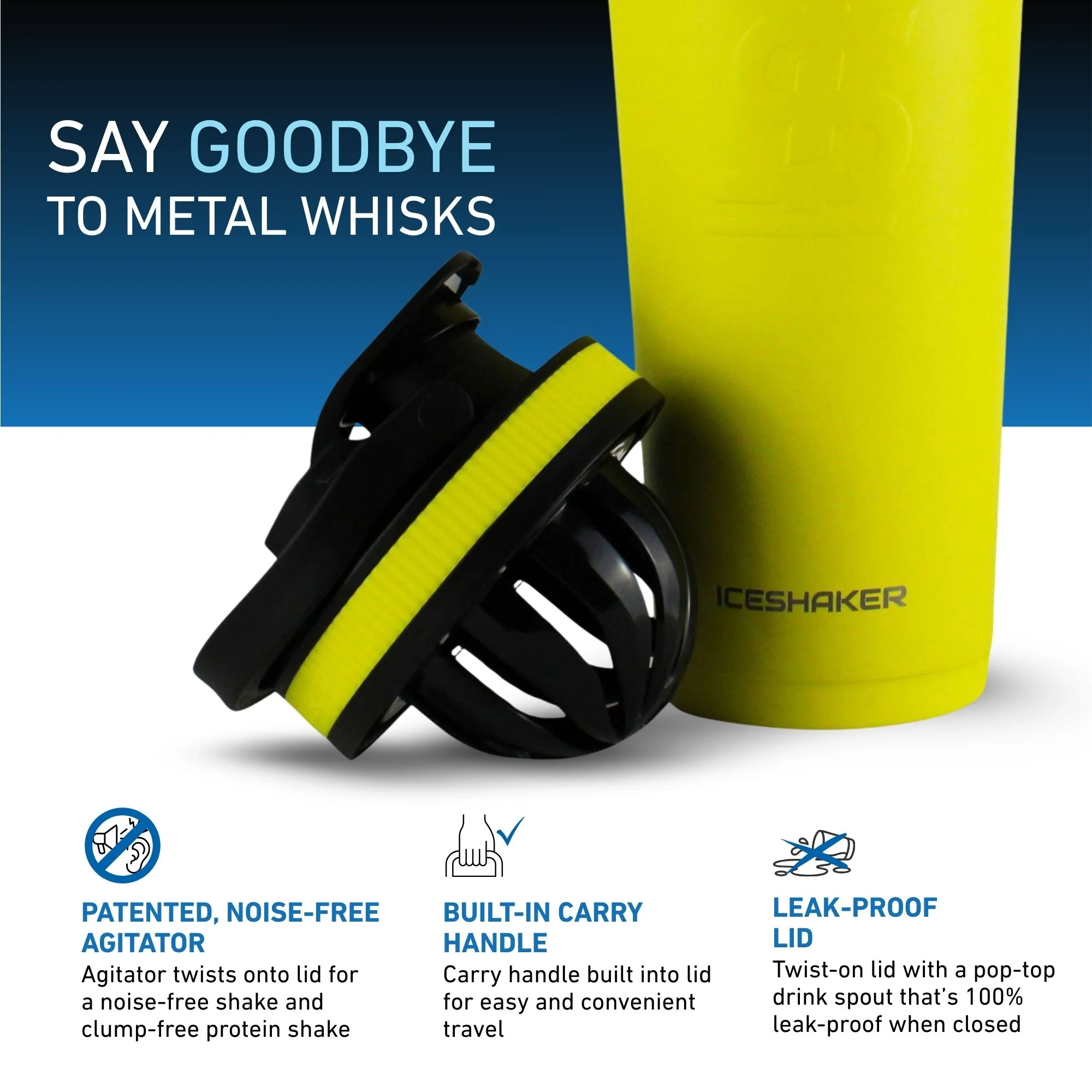 26oz Ice Shaker - Yellow - Image 3