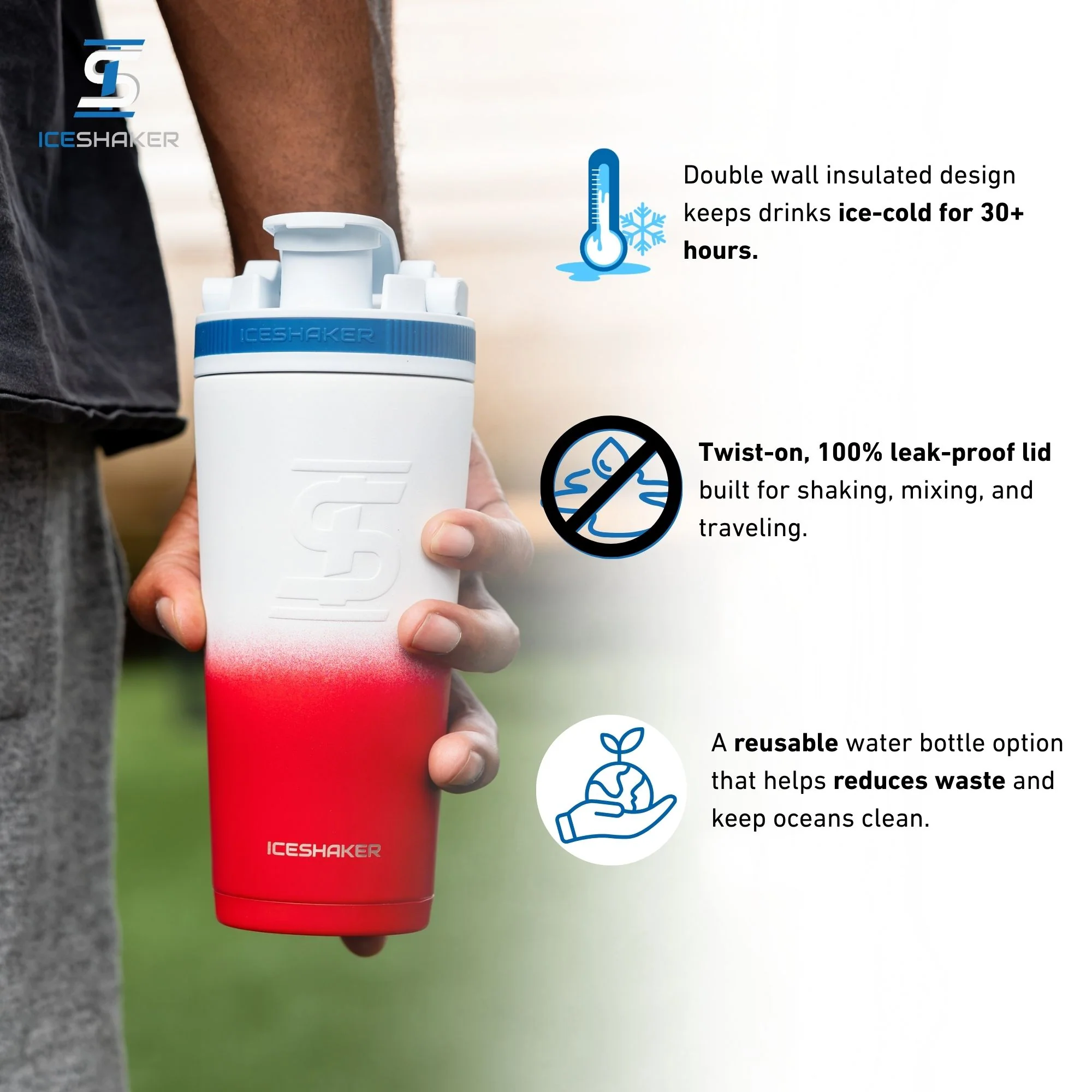 26oz Ice Shaker - USA - Image 4