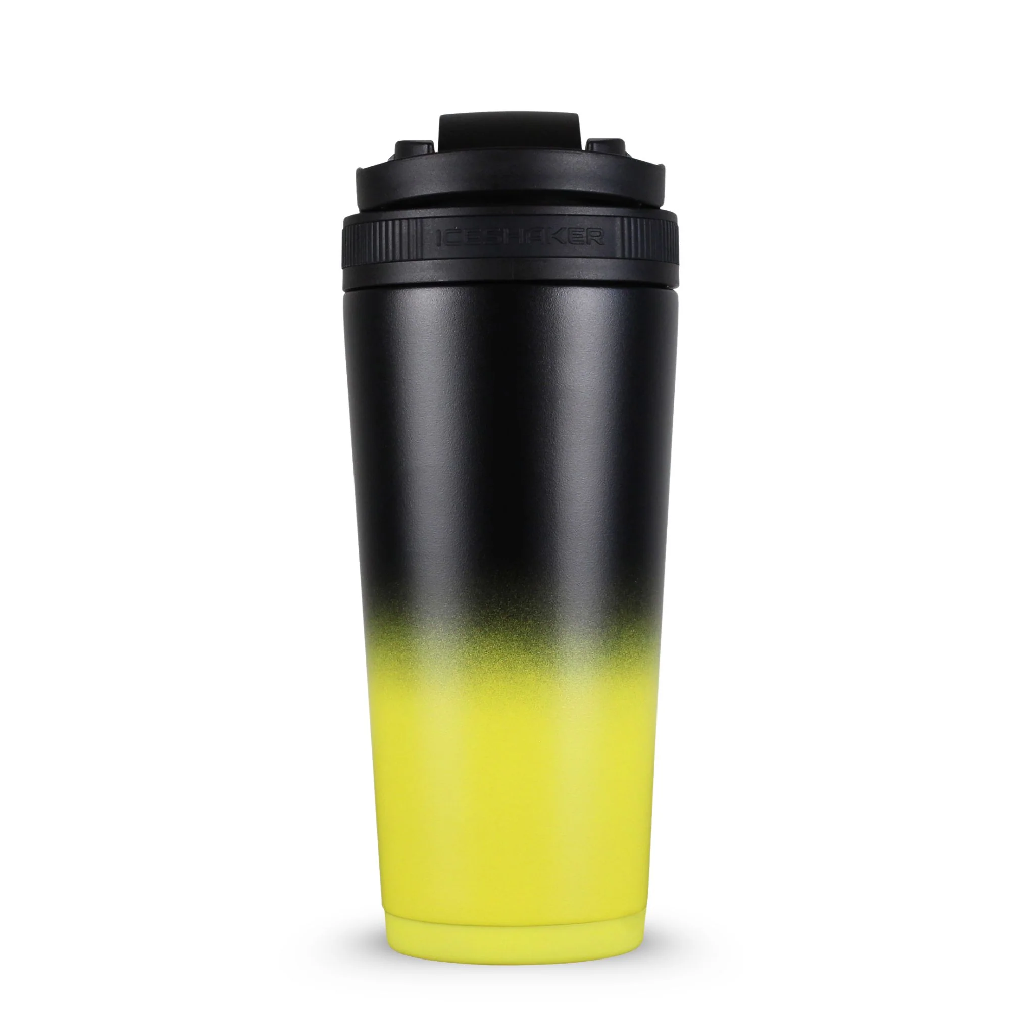 Ice Shaker Ombre Series 26oz Shaker Bottle - Yellow Black Ombre - Image 5