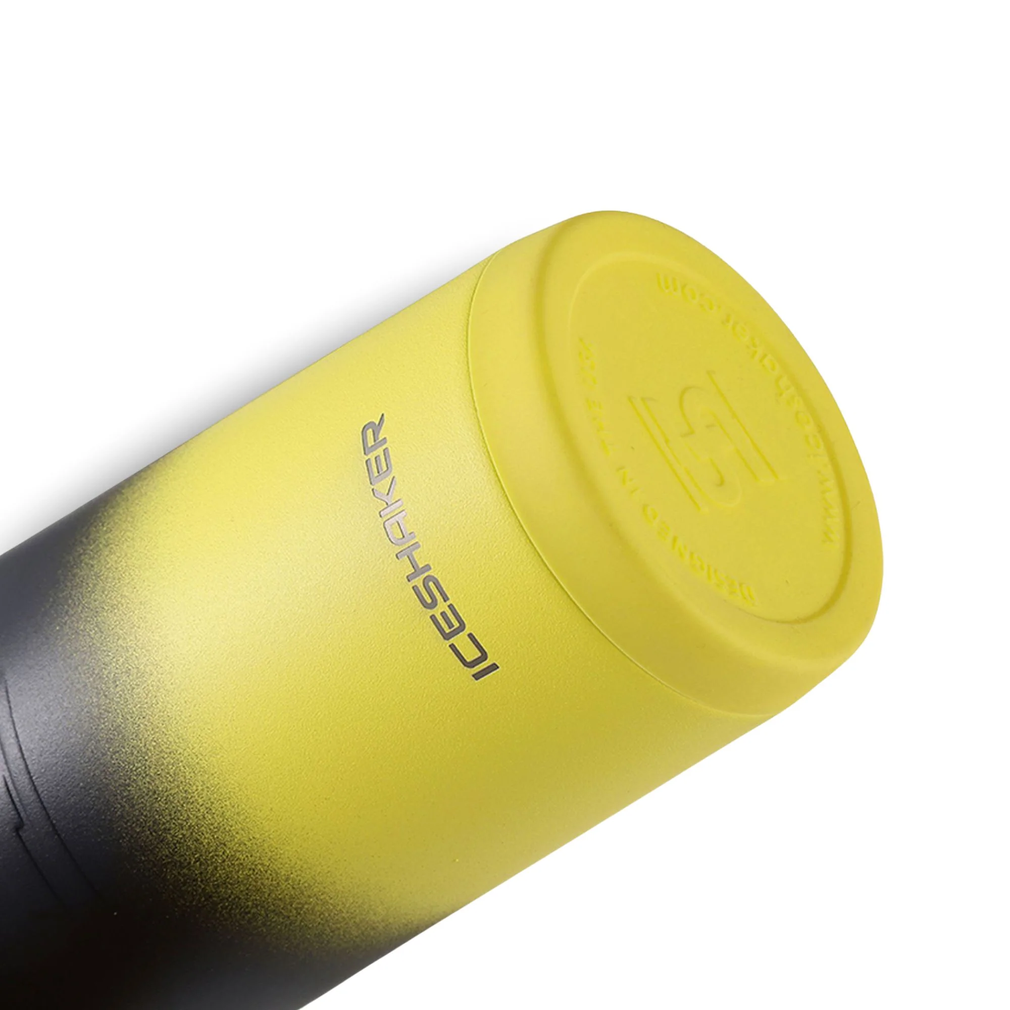 Ice Shaker Ombre Series 26oz Shaker Bottle - Yellow Black Ombre - Image 8