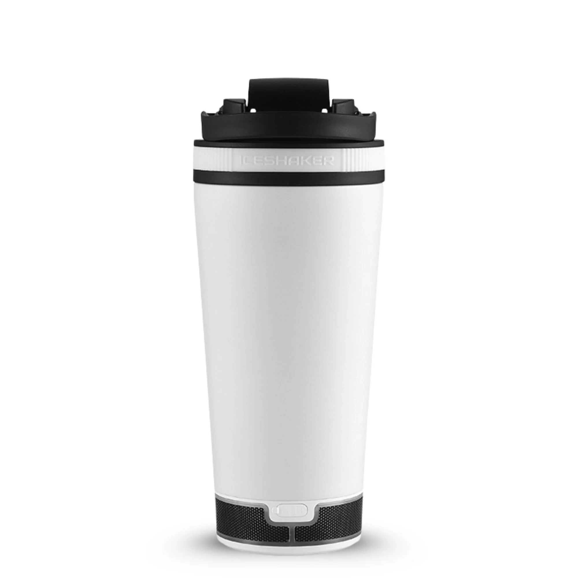 Ice Shaker X Bumpboxx Speaker Bottle - White - Image 3