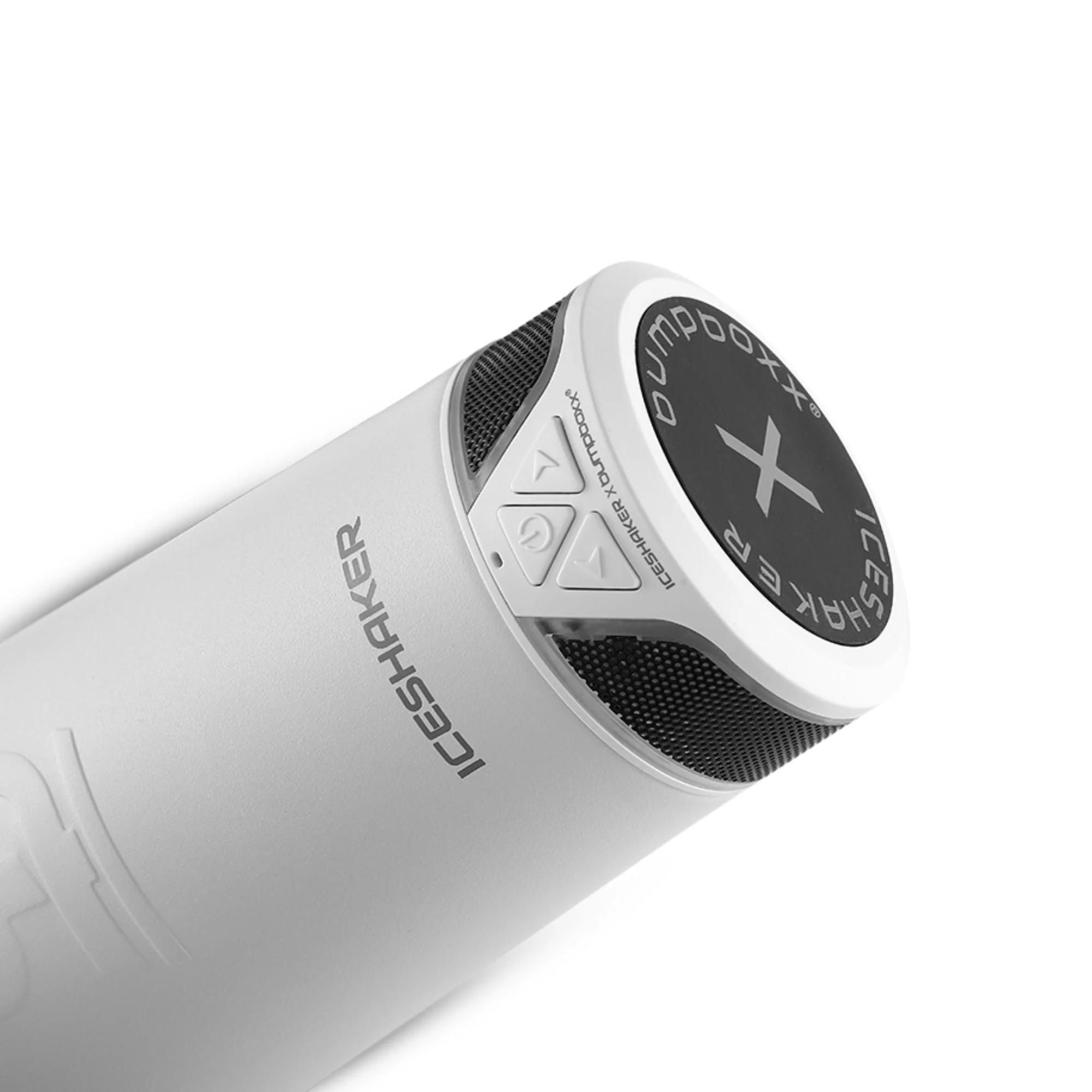 Ice Shaker X Bumpboxx Speaker Bottle - White - Image 4