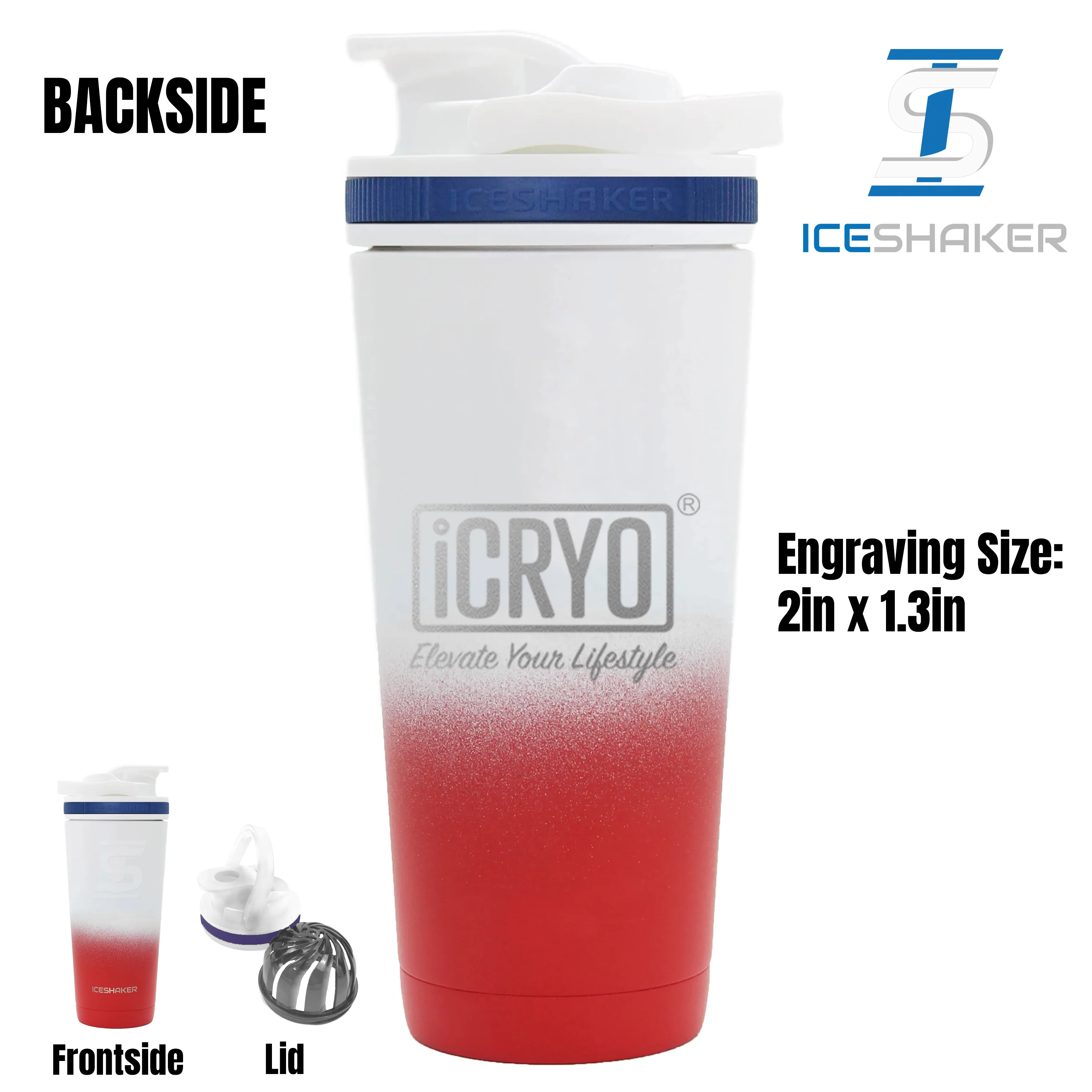 iCRYO Custom 26oz Ice Shaker - Image 2