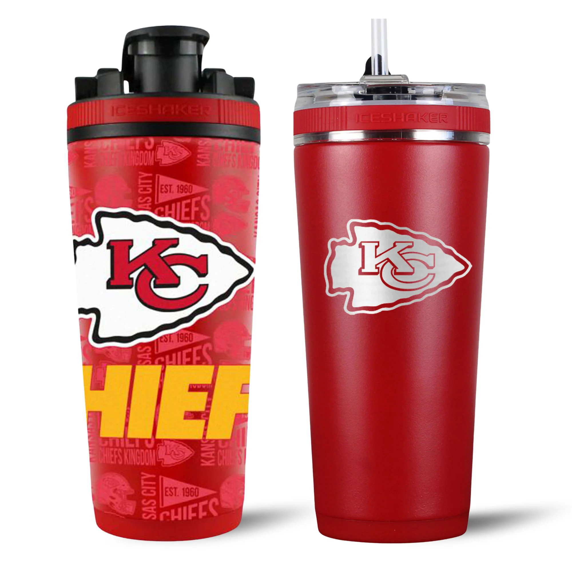 Kansas City Chiefs 4D Shaker & Flex Bottle Bundle - Image 2