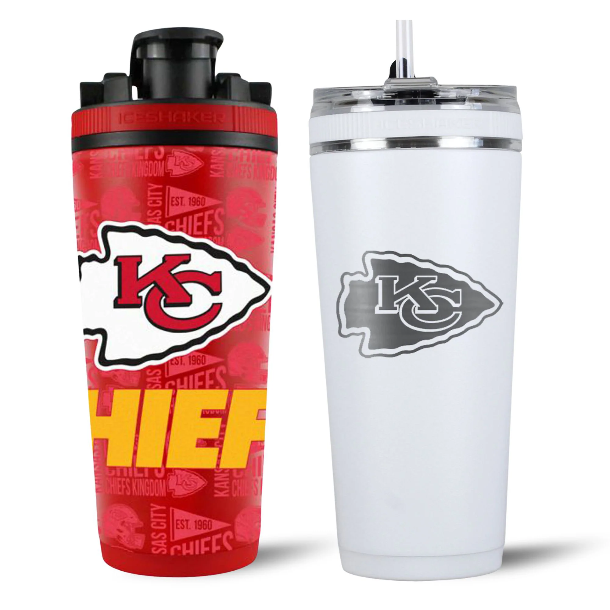 Kansas City Chiefs 4D Shaker & Flex Bottle Bundle - Image 3