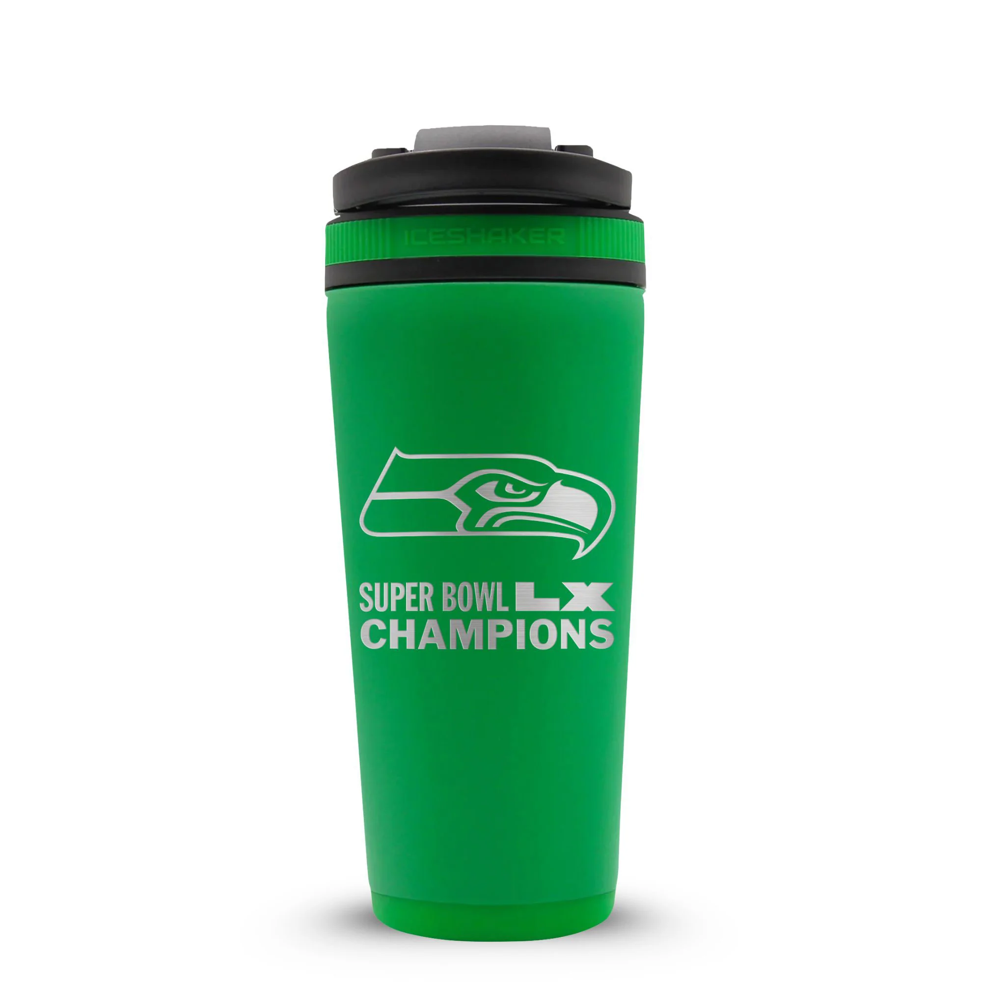 Seattle Seahawks Superbowl LX Champions 26oz Ice Shaker - Image 9