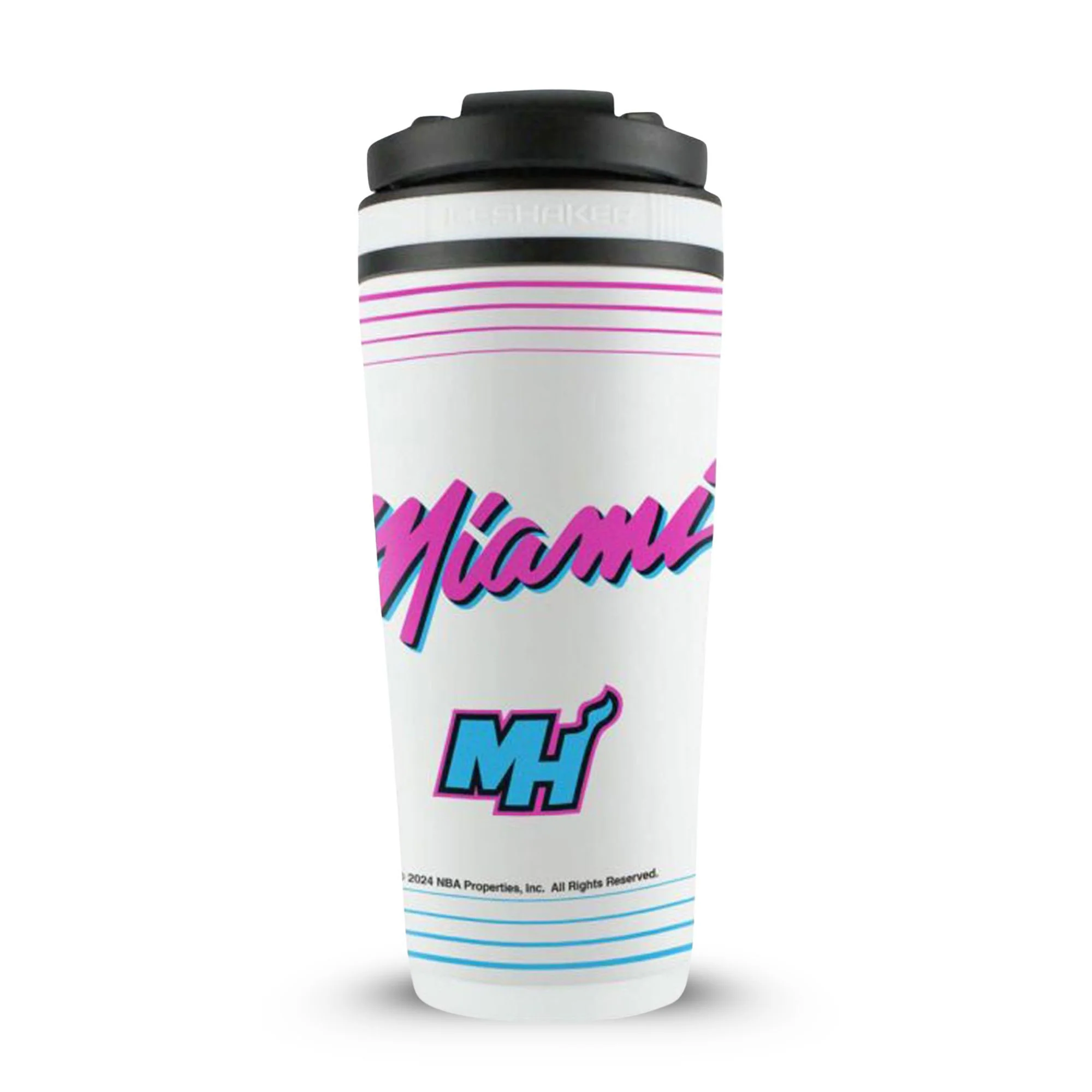 Officially Licensed Miami Heat 26oz Ice Shaker - Image 20