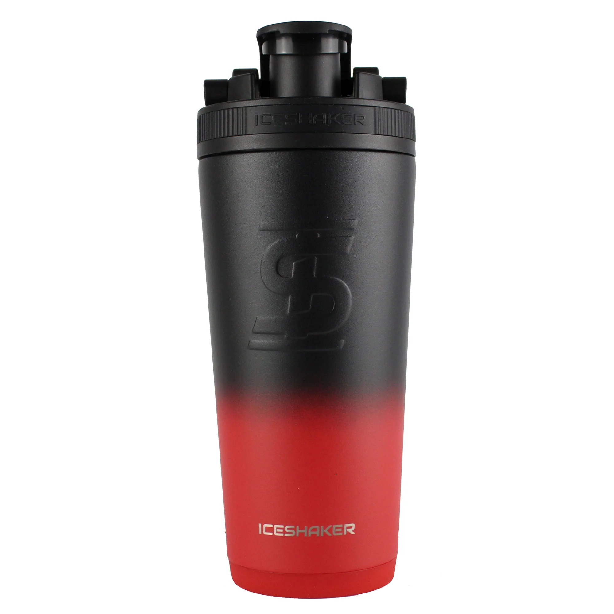 Nick "The Mutant" Walker Custom 26oz Ice Shaker - Red Black Ombre - Image 2