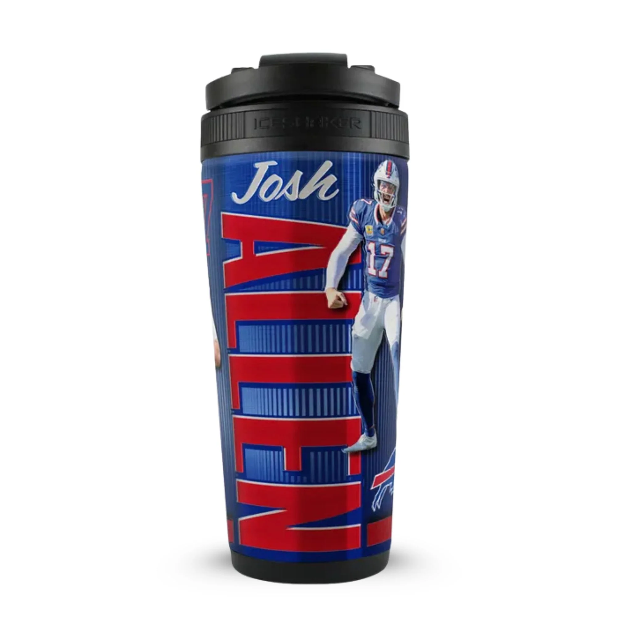 Official Josh Allen Buffalo Bills 4D 26oz Ice Shaker - Image 3