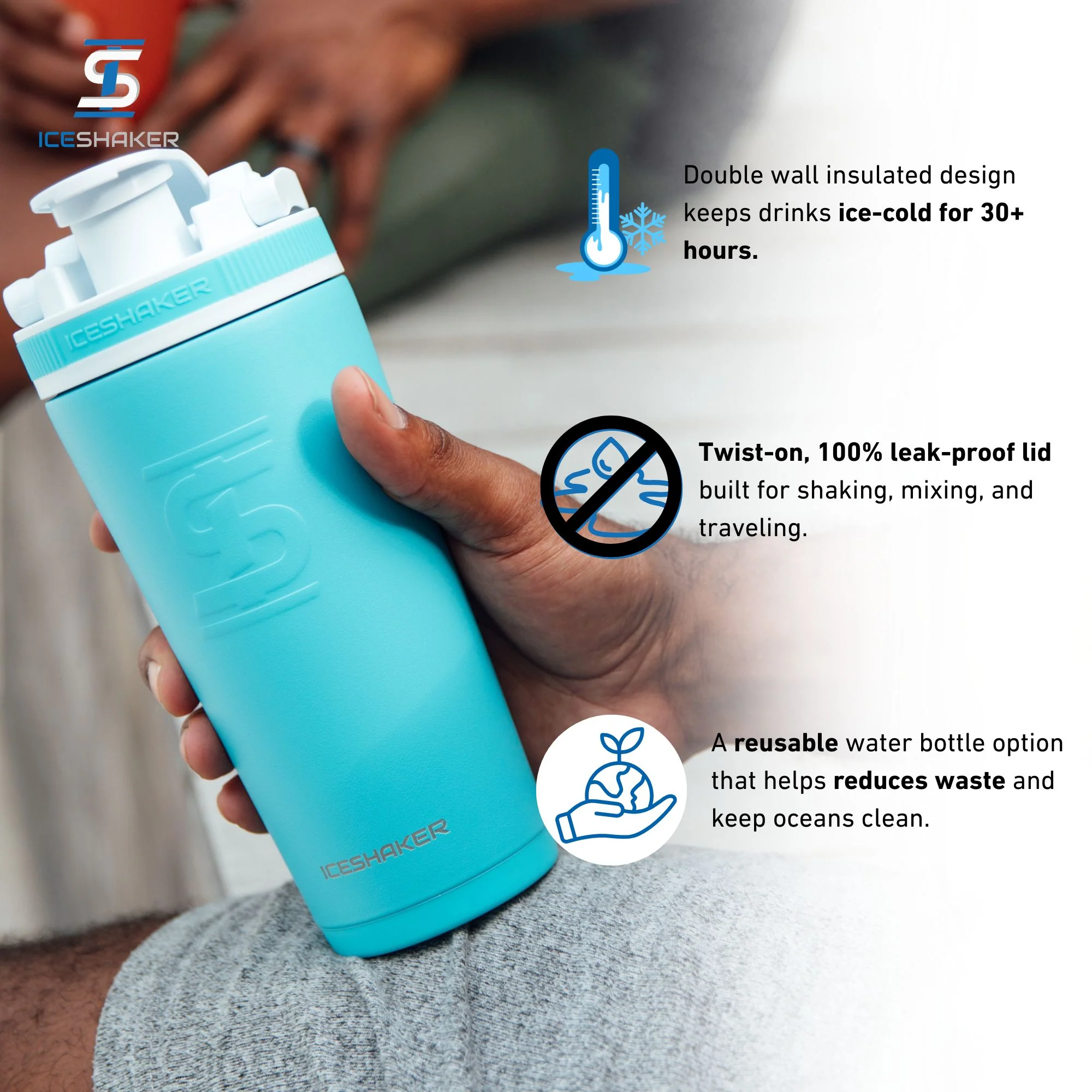 Officially Licensed Chicago Fire 26oz Ice shaker - Image 10