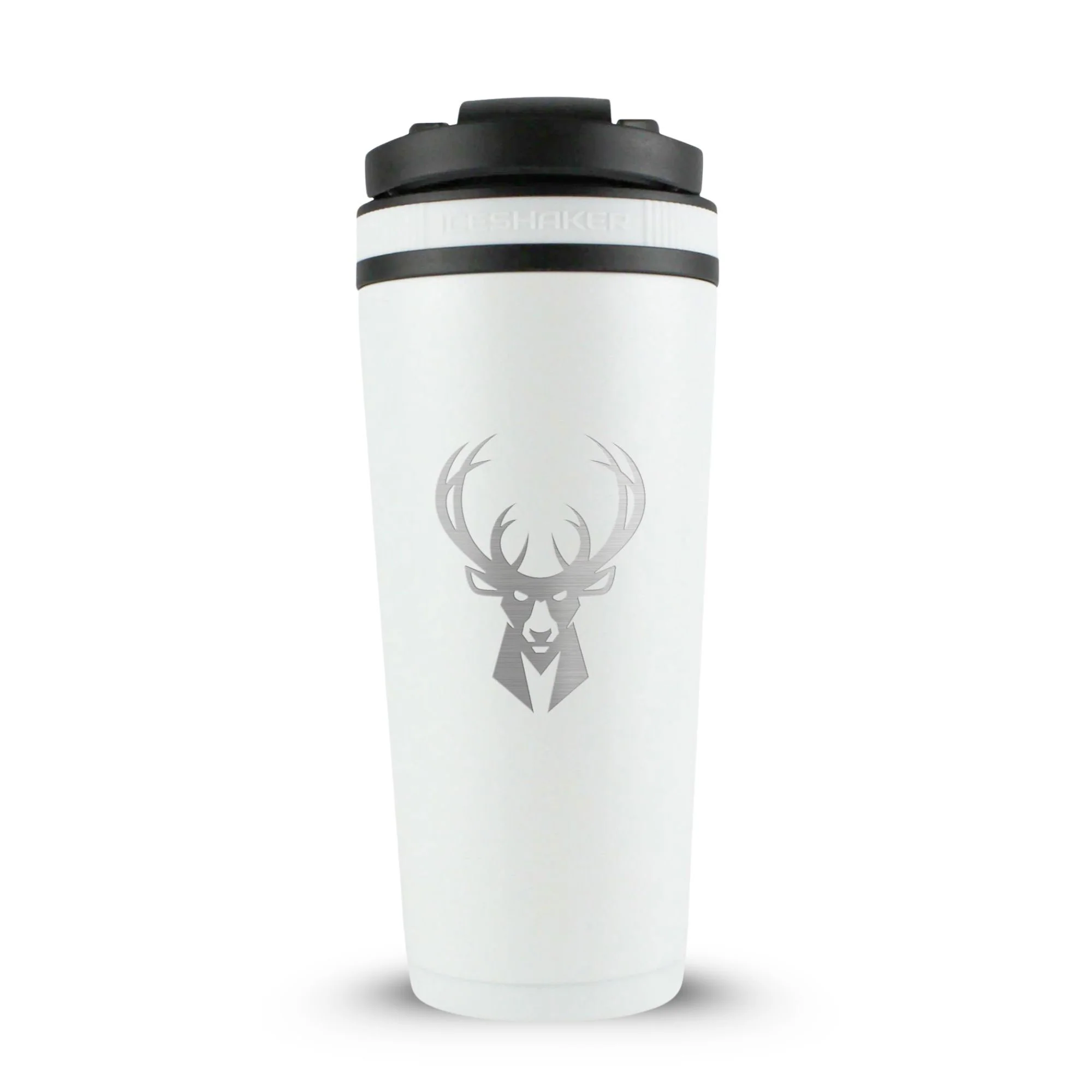 Officially Licensed Milwaukee Bucks 26oz Ice Shaker - Image 8