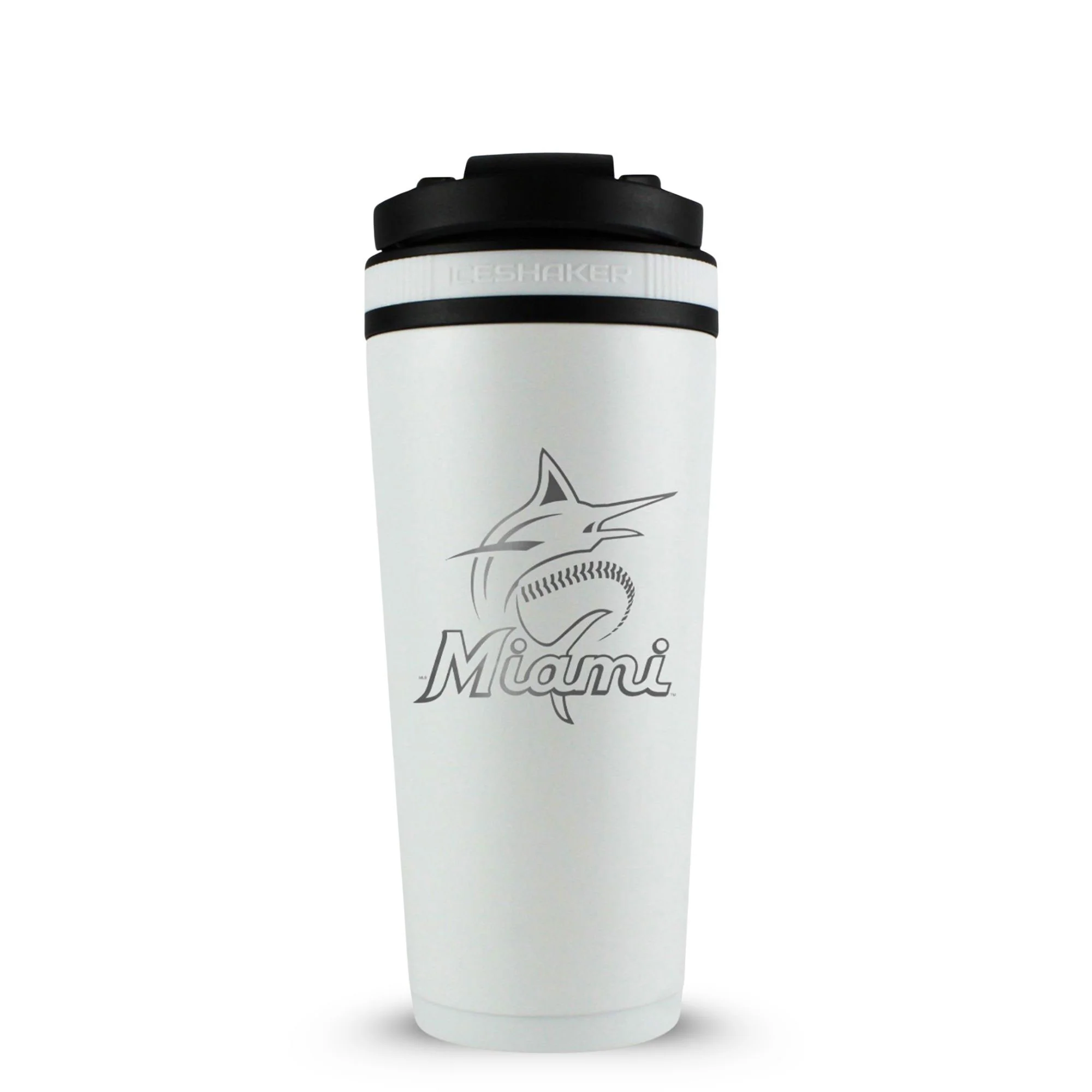 Officially Licensed Miami Marlins 26oz Ice Shaker - Image 9