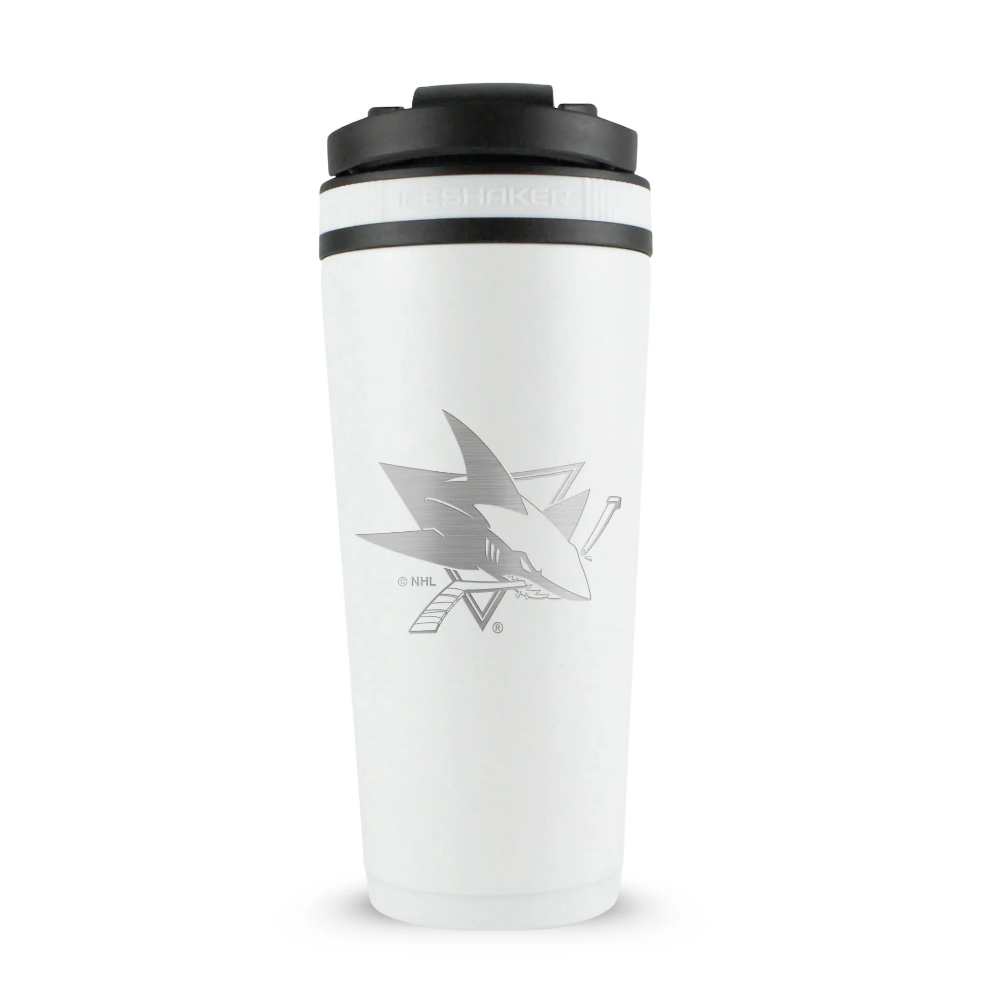 Officially Licensed San Jose Sharks 26oz Ice Shaker - Image 9