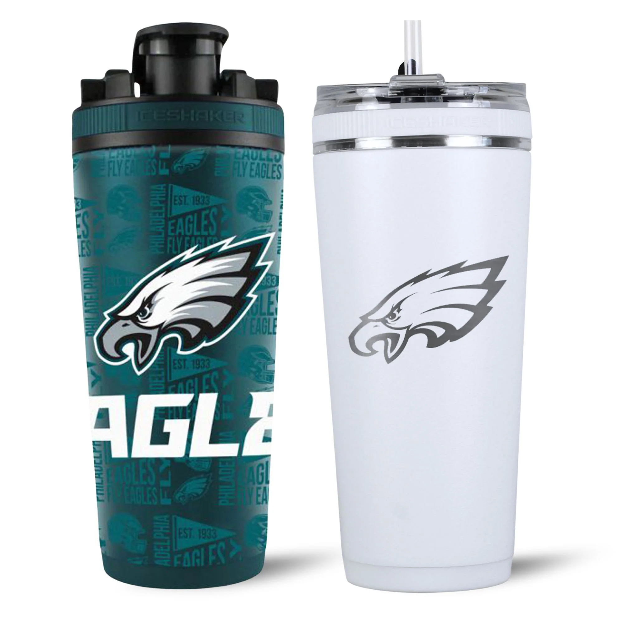Philadelphia Eagles 4D Shaker & Flex Bottle Bundle - Image 2