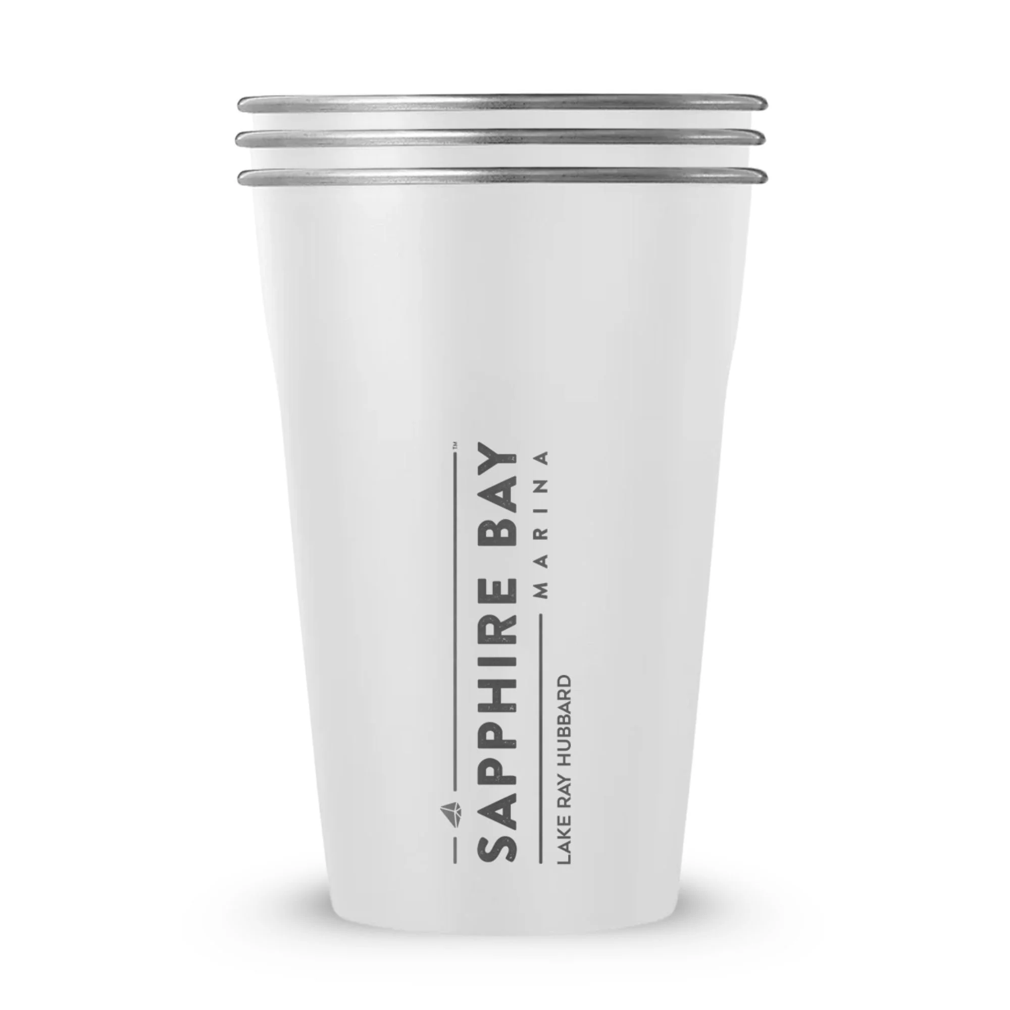 Sapphire Bay Marina Custom 20oz Stainless Steel Cups - 3 Pack - Image 11