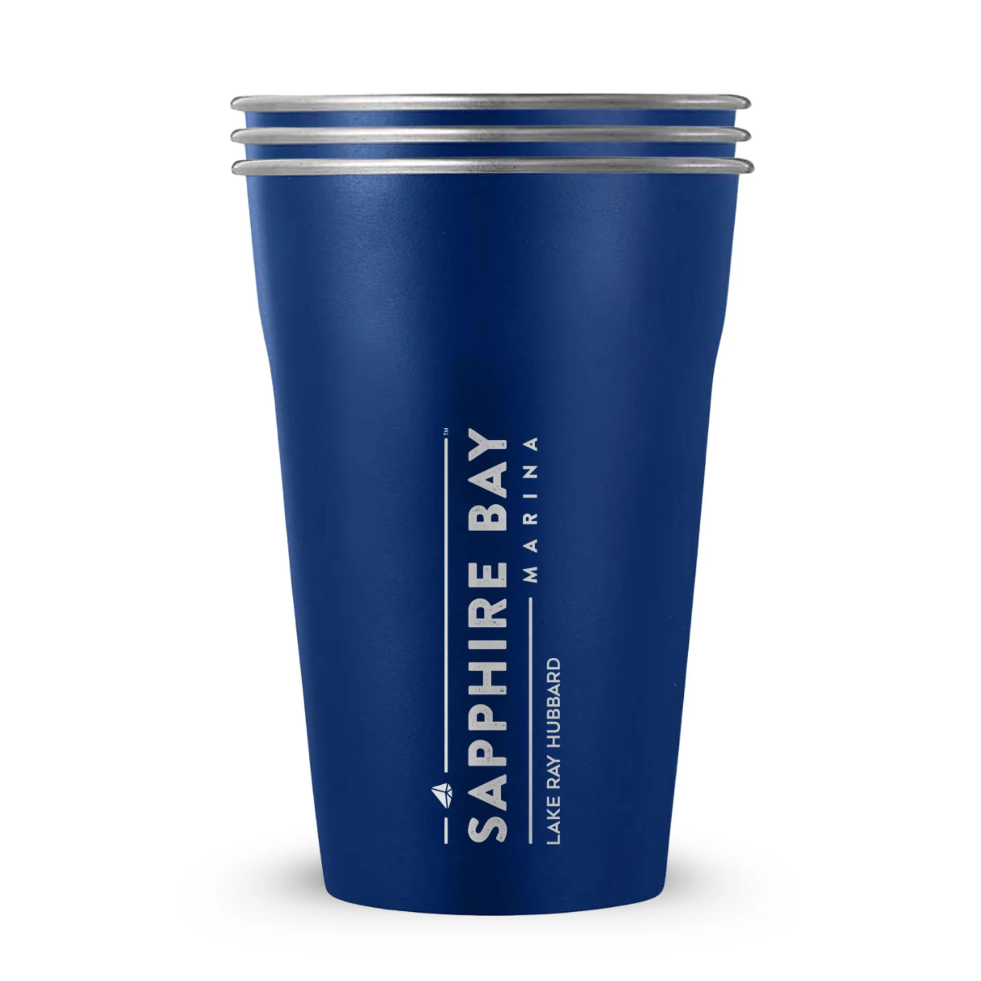 Sapphire Bay Marina Custom 20oz Stainless Steel Cups - 3 Pack - Image 7