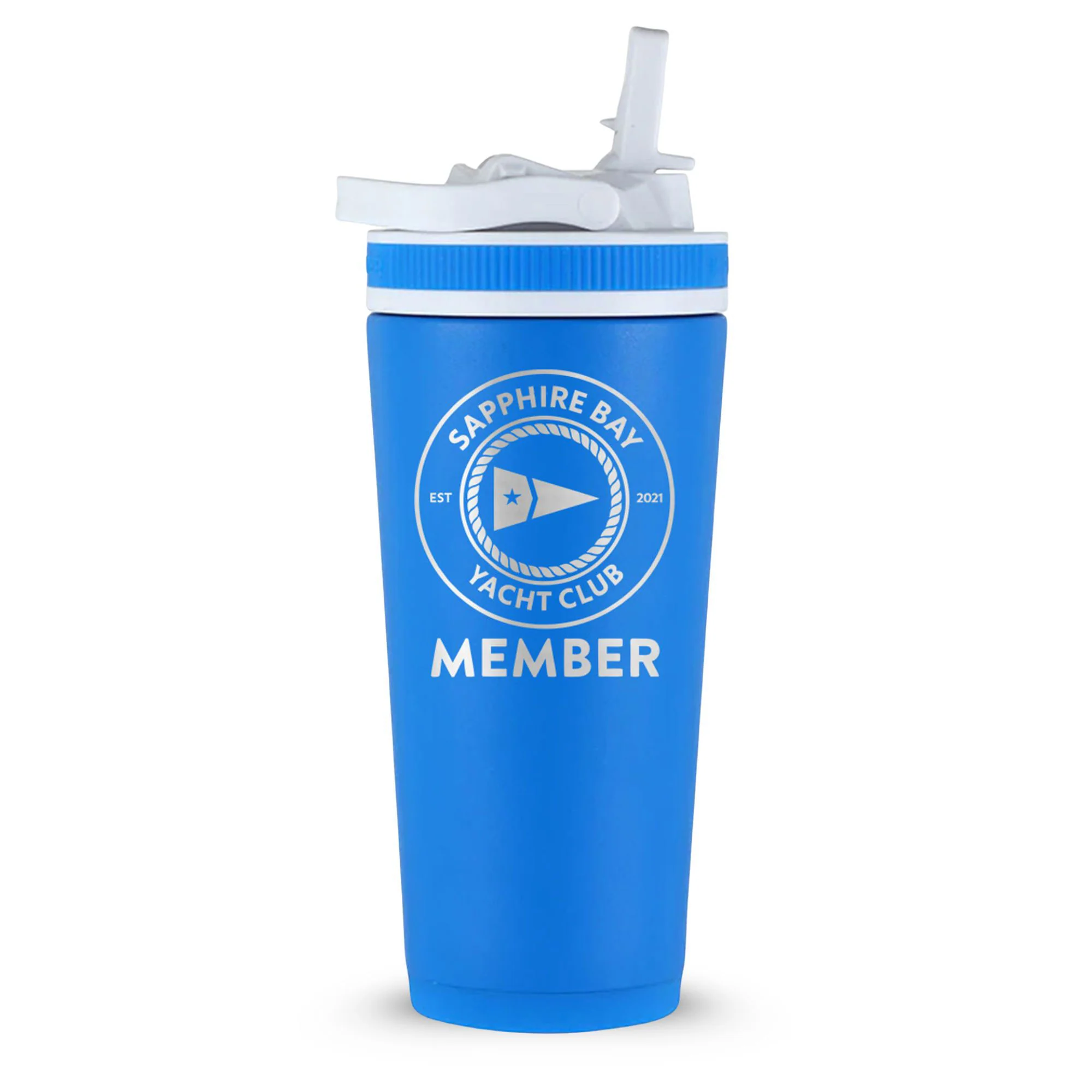 Sapphire Bay Marina Yacht Club Member Custom 26oz Sport Bottle - Image 3