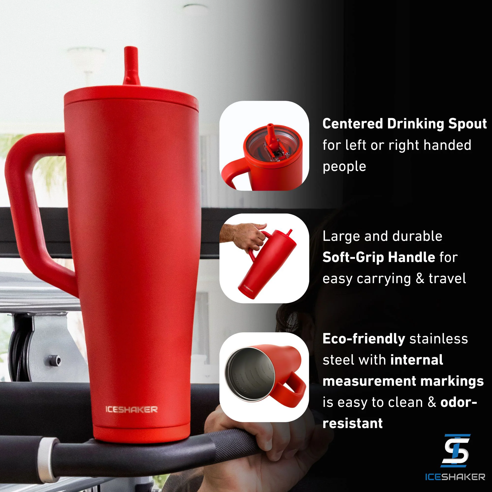 Ice Shaker Legend Series Stainless Steel Shaker Bottles - Image 56