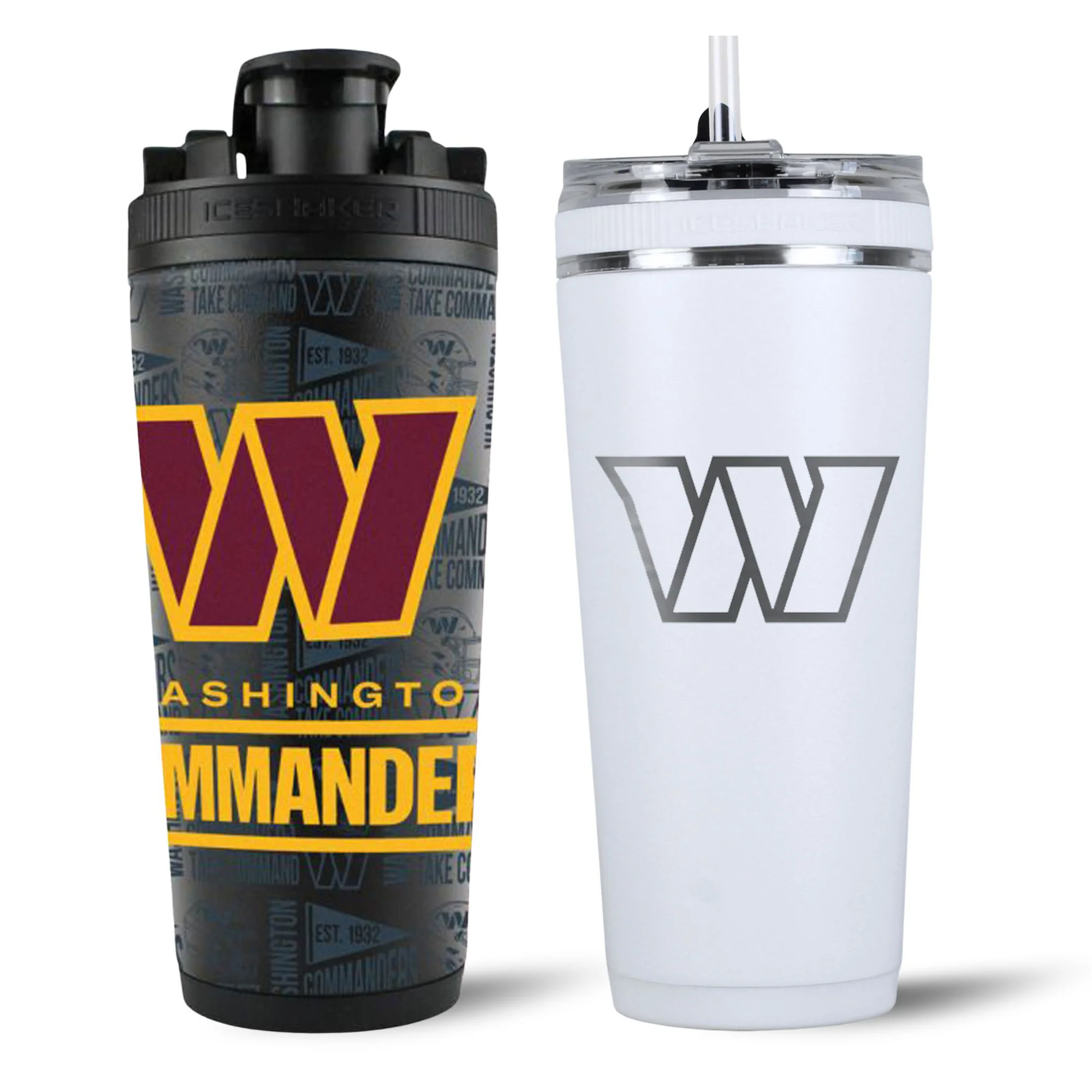 Washington Commanders 4D Shaker & Flex Bottle Bundle - Image 2